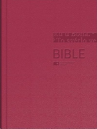 BIBLE EKUMENICKÁ 1281 ČERVENÁ BEZ DEUTEROKANONICKÝCH KNIH