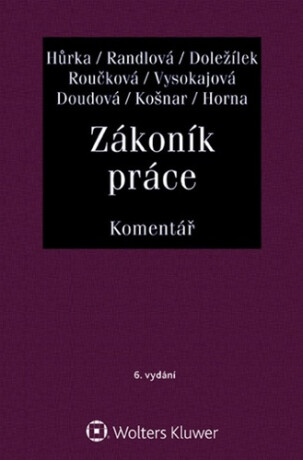 ZÁKONÍK PRÁCE KOMENTÁŘ