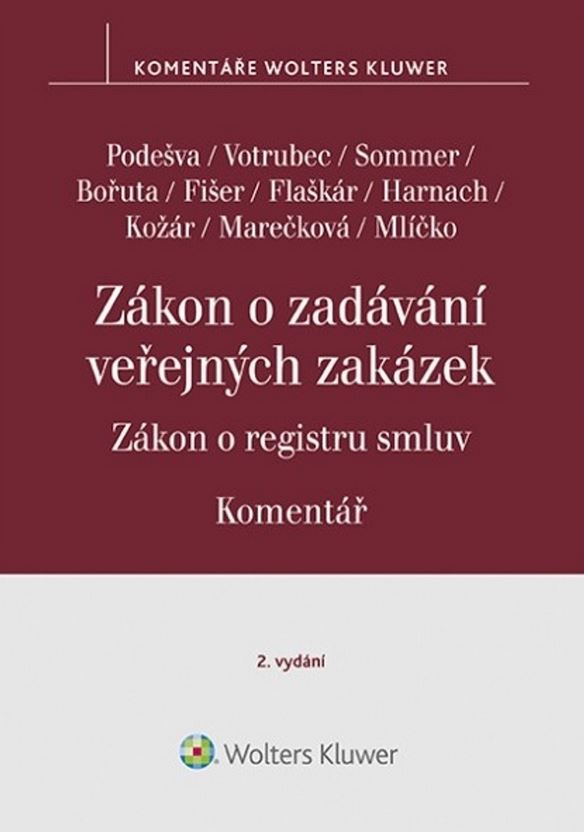 ZÁKON O ZADÁVÁNÍ VEŘEJNÝCH ZAKÁZEK KOMENTÁŘ