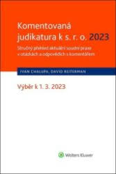 KOMENTOVANÁ JUDIKATURA K S.R.O. 2023
