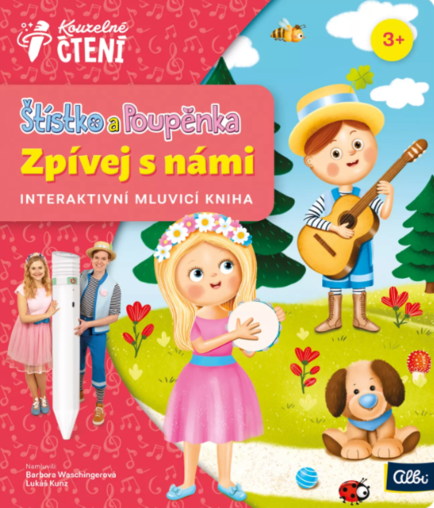 ŠTÍSTKO A POUPĚNKY - INTERAKTIVNÍ MLUVÍCÍ KNIHA
