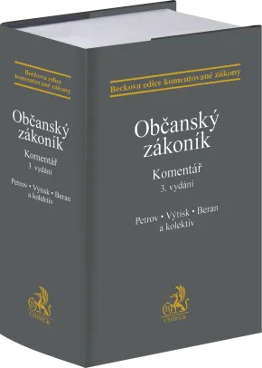 Obálka knihy OBČANSKÝ ZÁKONÍK, KOMENTÁŘ (3. VYDÁNÍ 2026) od autora Petrov, Výtisk, Beran a kolektiv