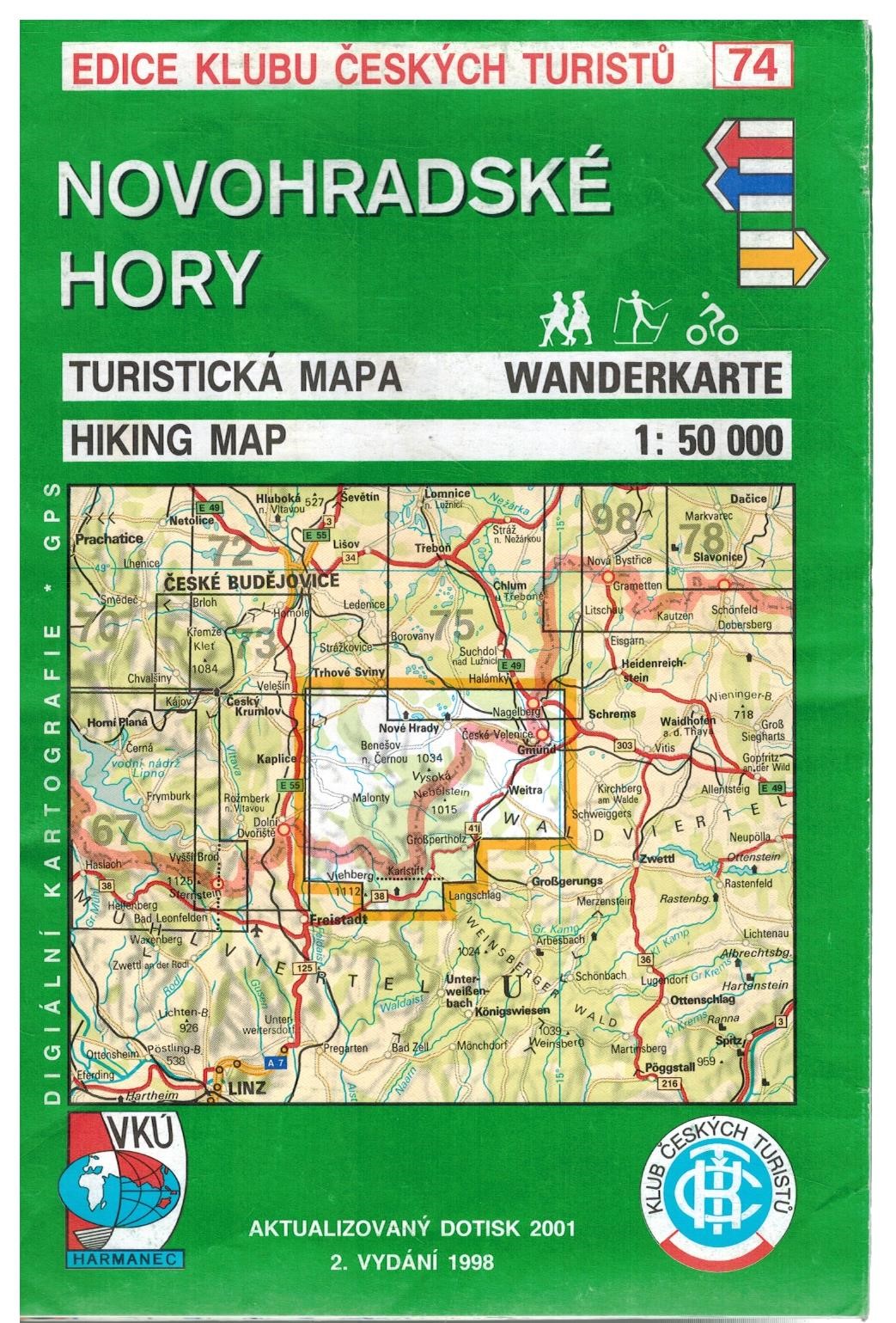 TUR.Č.74 NOVOHRADSKÉ HORY 1:50 000