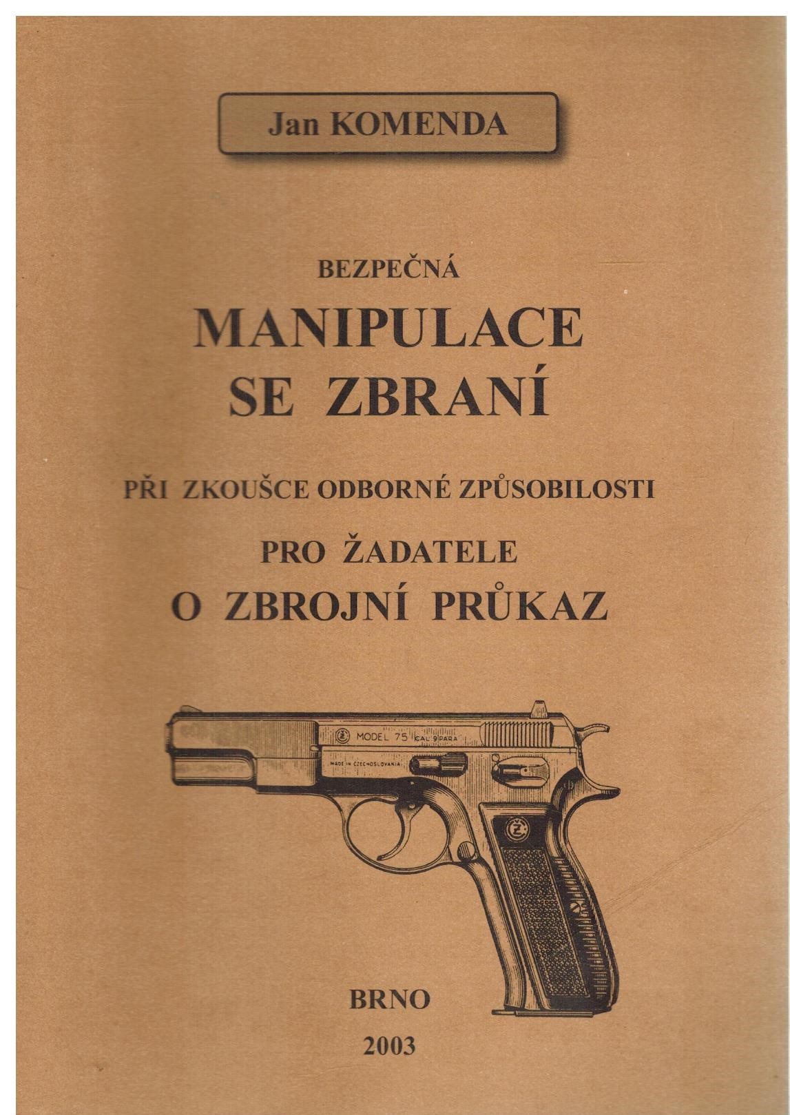 BEZPEČNÁ MANIPULACE SE ZBRANÍ