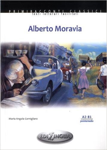 Obálka knihy ALBERTO MORAVIA +CD (A2-B1) od autora Cernigliaro M.A.