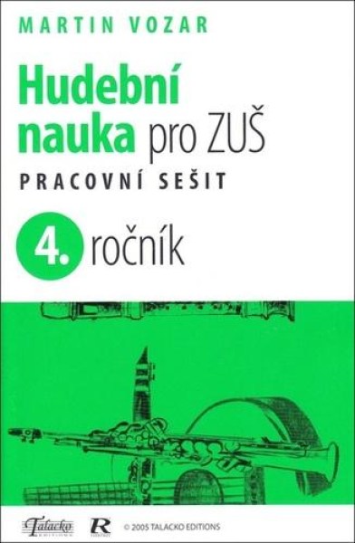 Obálka knihy HUDEBNÍ NAUKA PRO 4.ROČNÍK ZUŠ PS od autora Vozar Martin