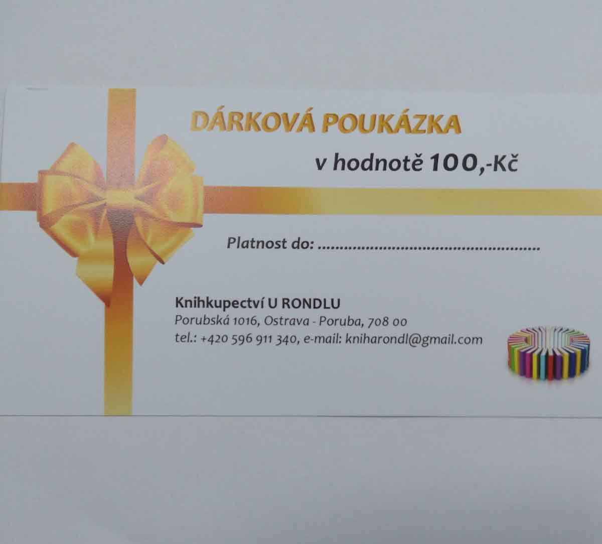DÁRKOVÁ POUKÁZKA 100