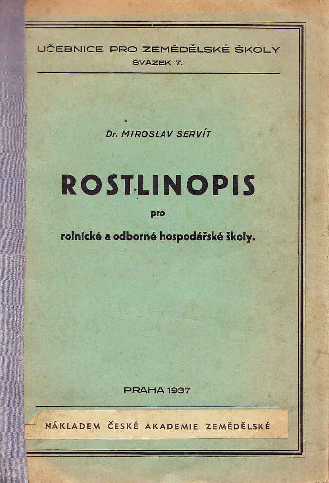 ROSTLINOPIS PRO ROLNICKÉ A ODBORNÉ HOSPODÁŘSKÉ ŠKOLY