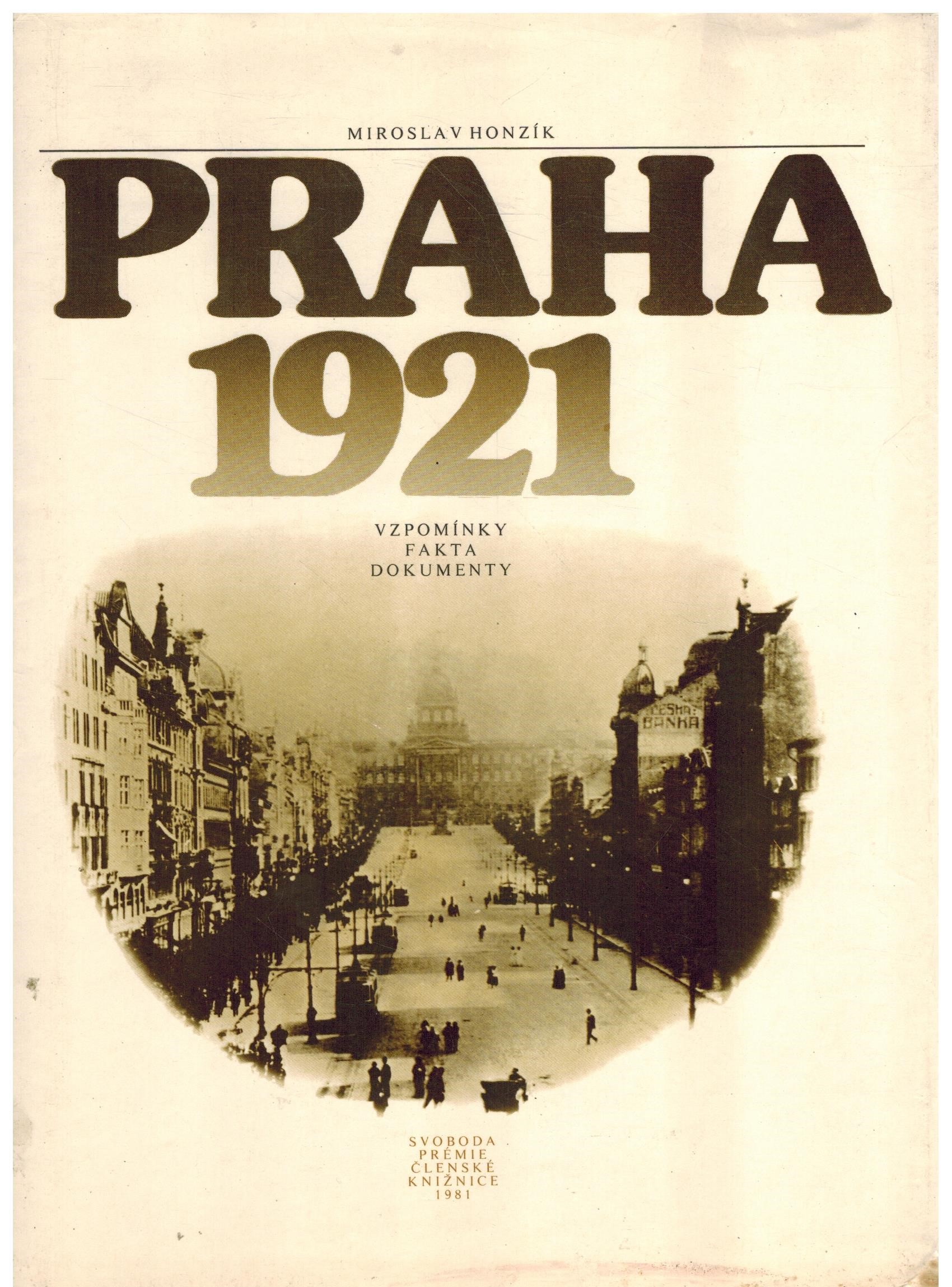 PRAHA 1921