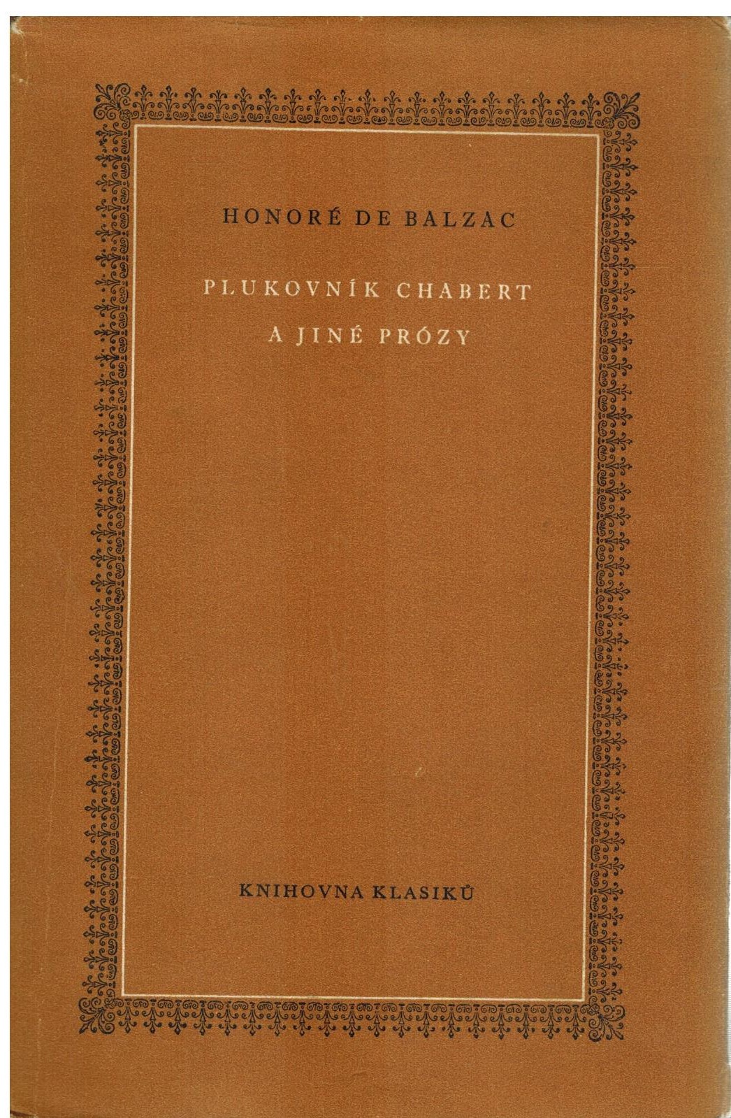 PLUKOVNÍK CHABERT A JINÉ PRÓZY