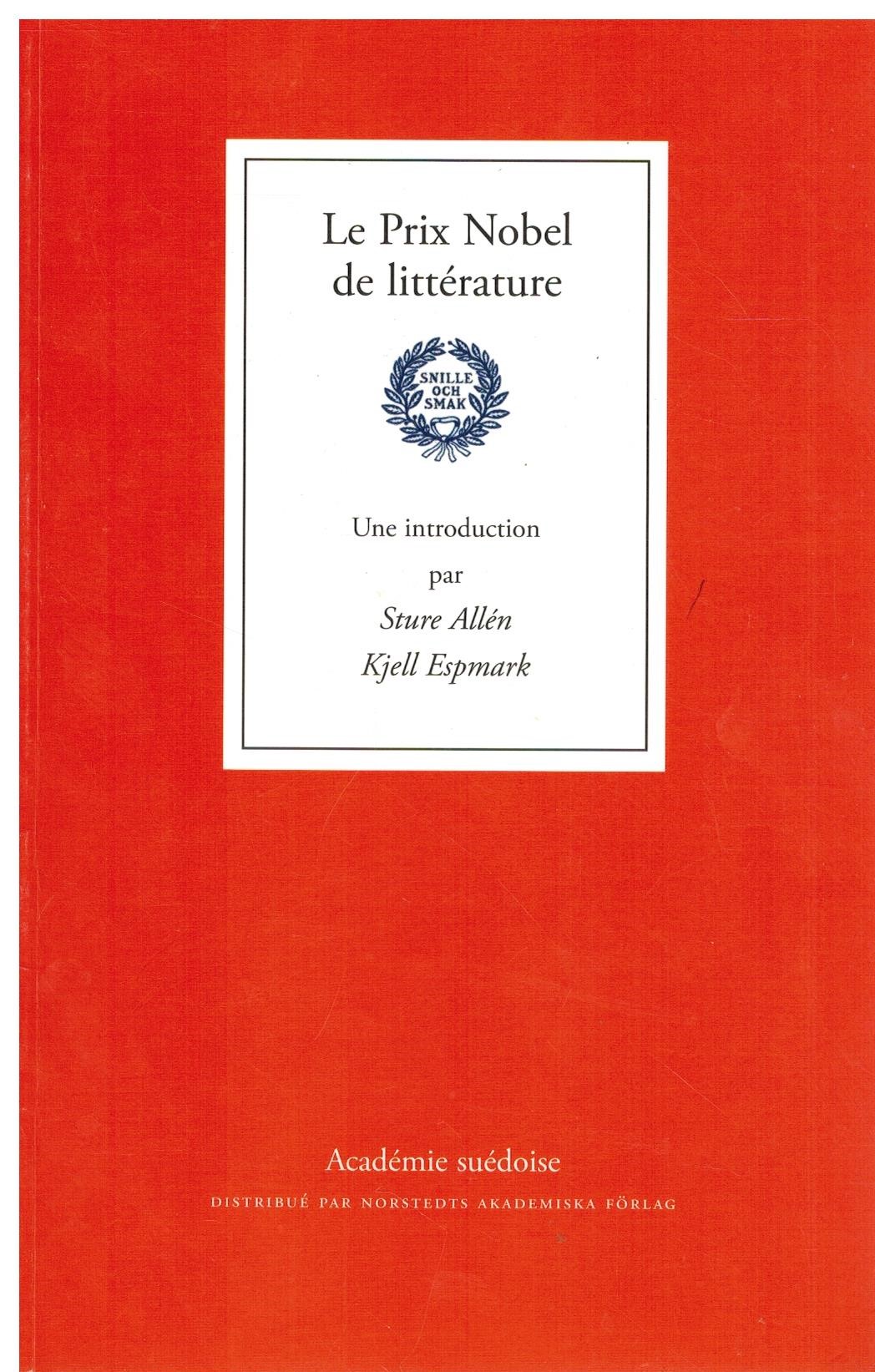 LE PRIX NOBEL DE LITTERATURE