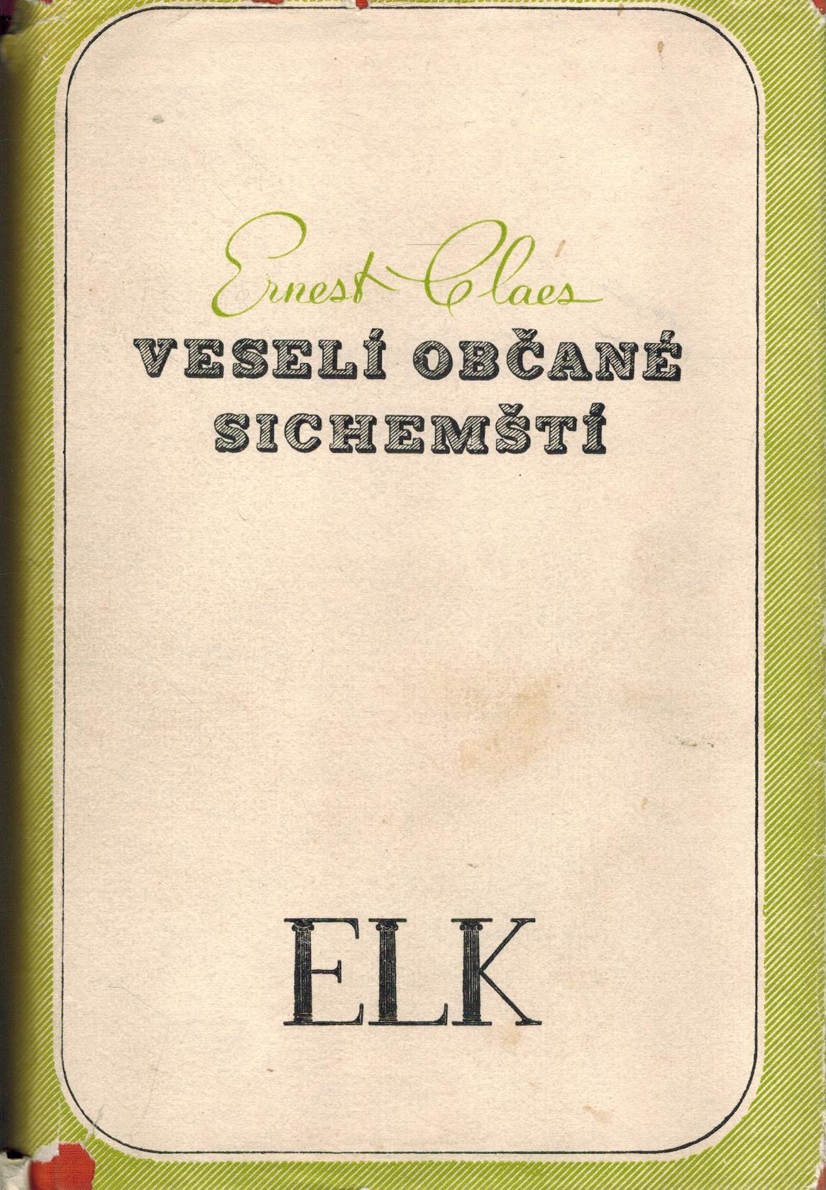 Obálka knihy