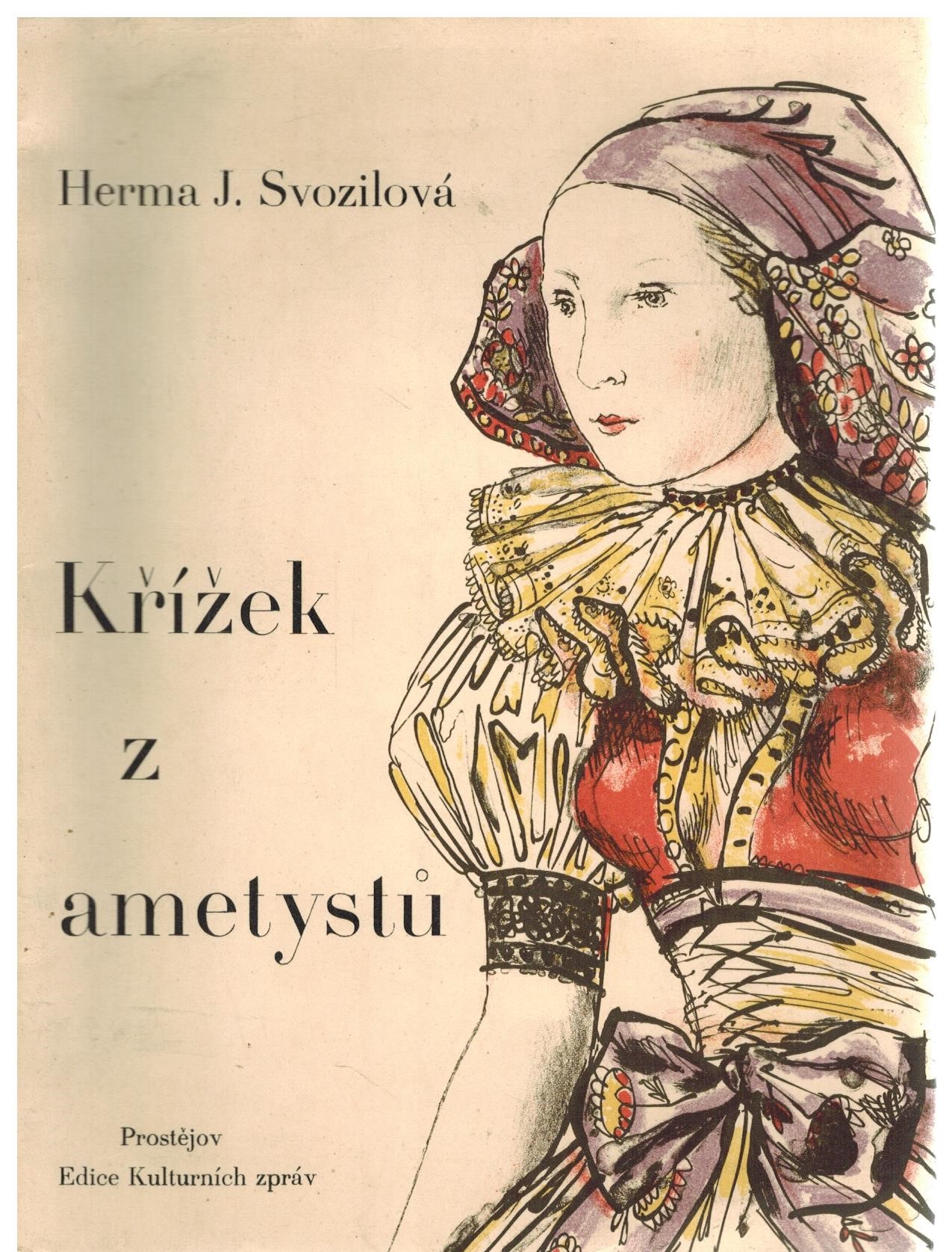 KŘÍŽEK Z AMETYSTŮ