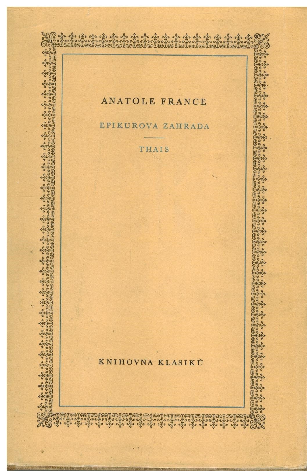EPIKUROVA ZAHRADA THAIS