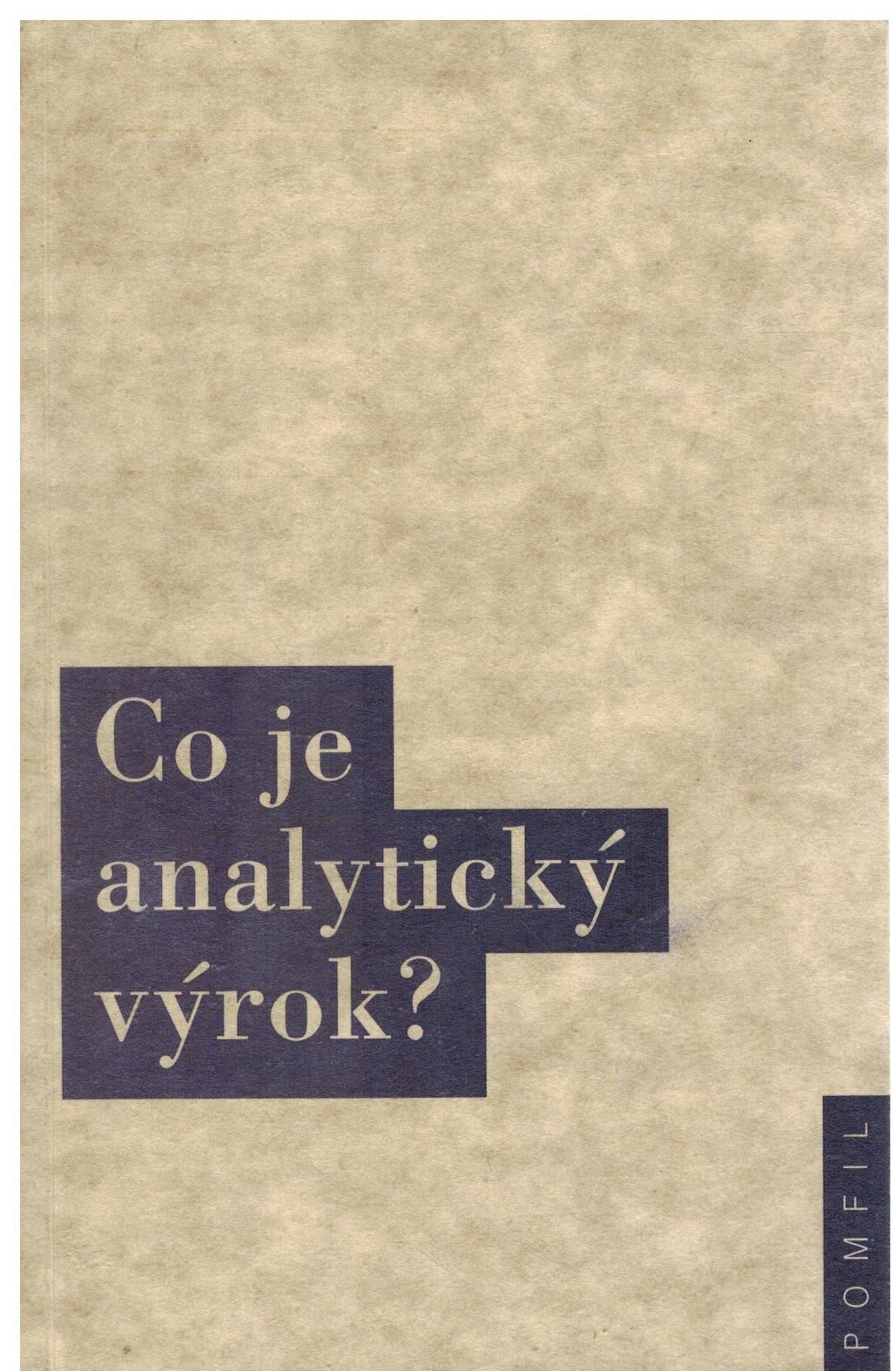 Obálka knihy