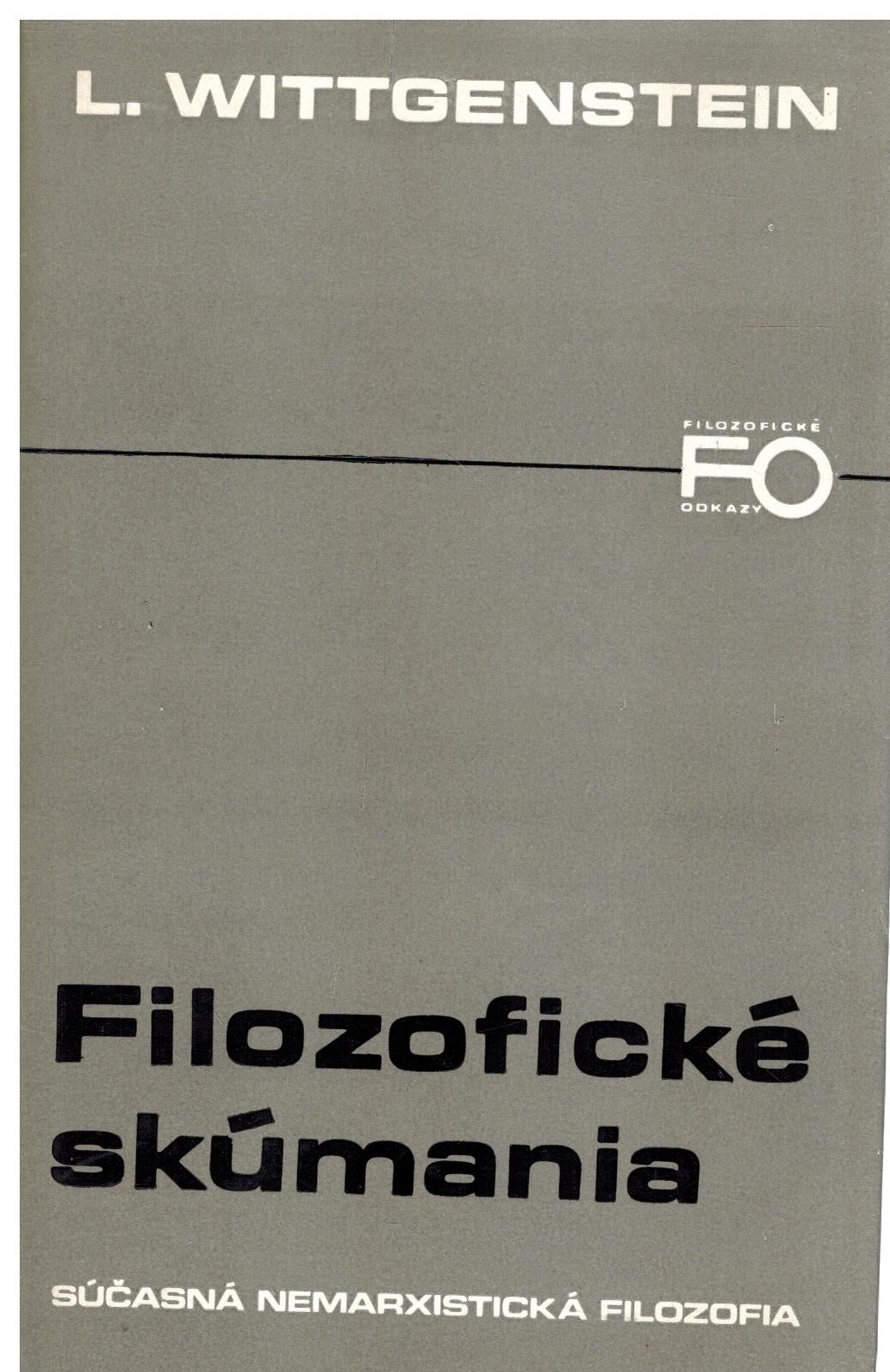 FILOZOFICKÉ SKÚMANIA