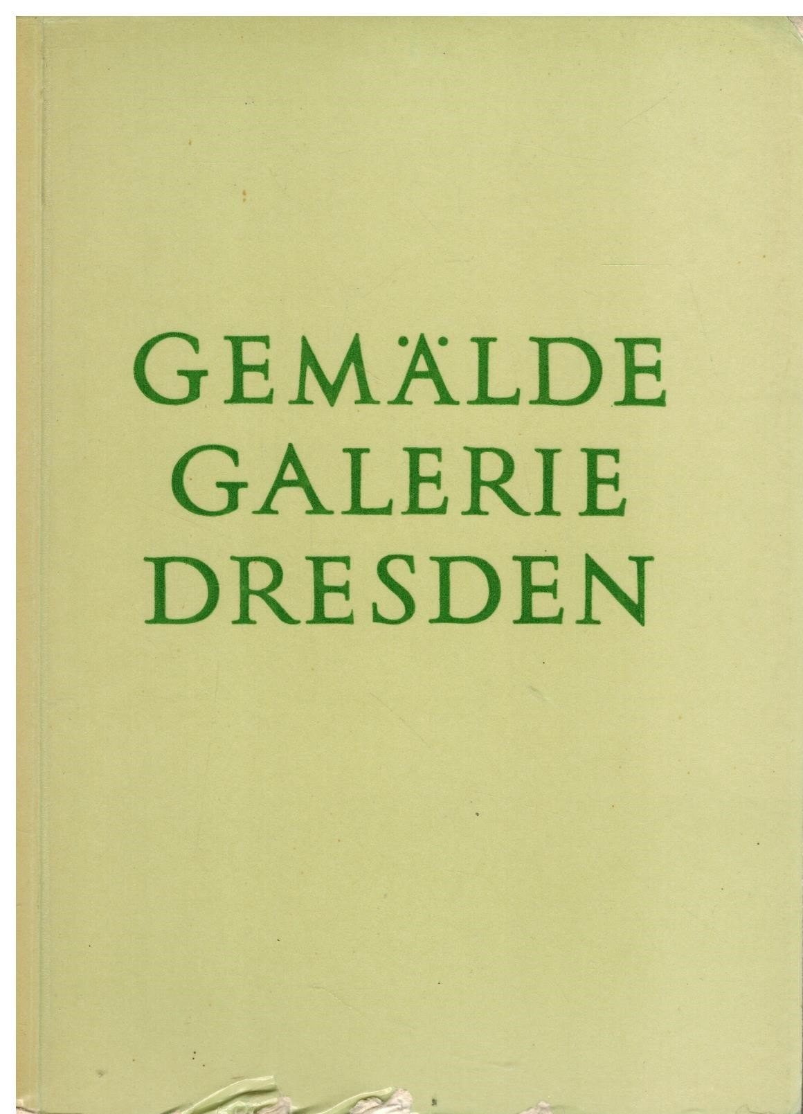 GEMALDE GALERIE DRESDEN