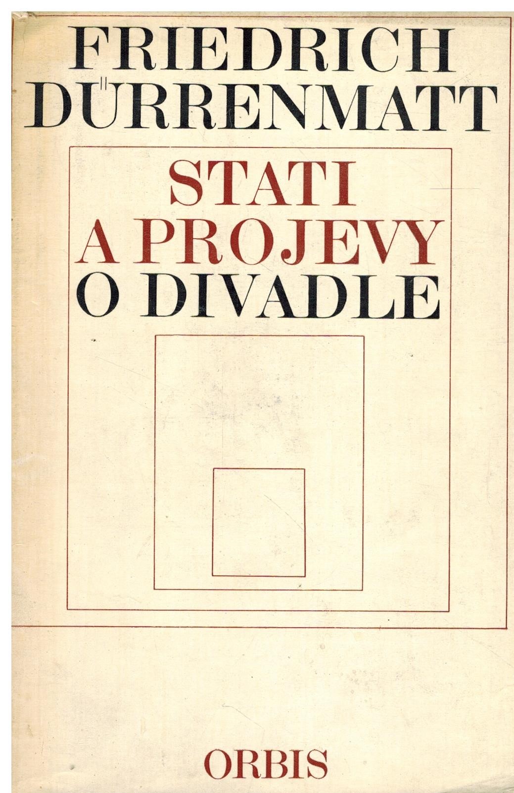 STATI A PROJEVY O DIVADLE