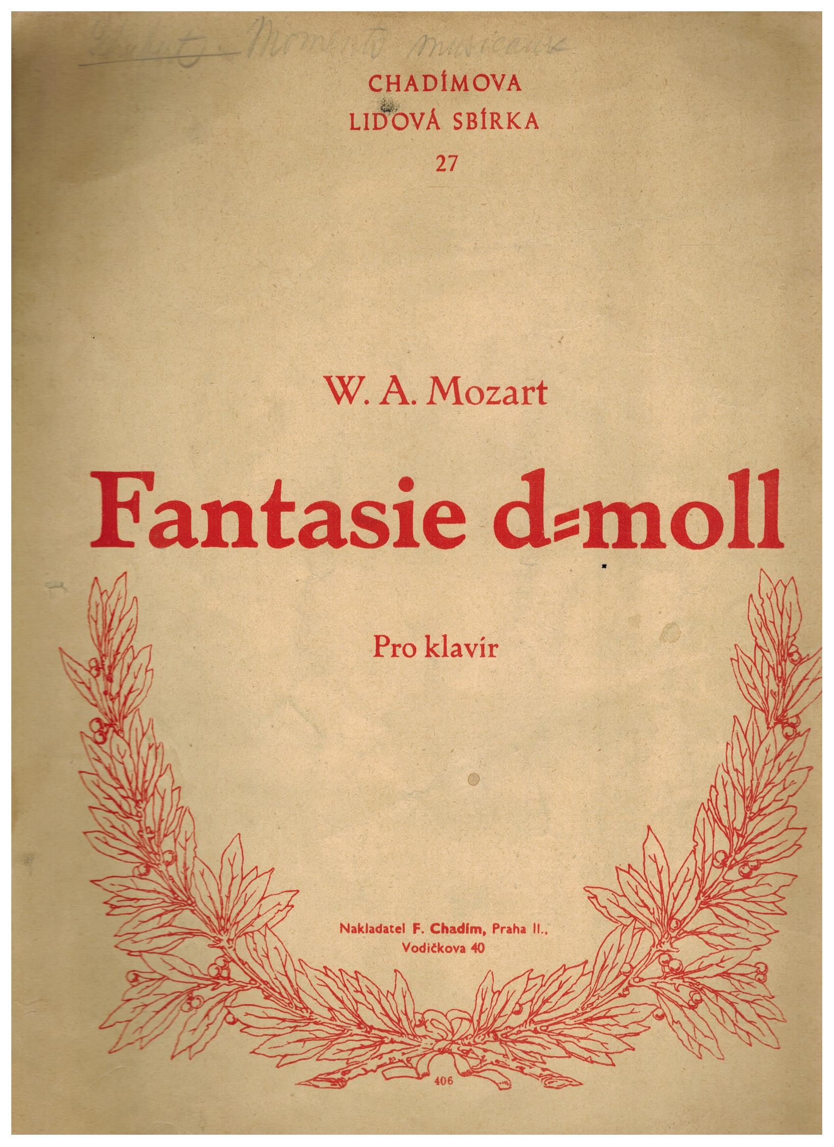 FANTASIE DMOLL