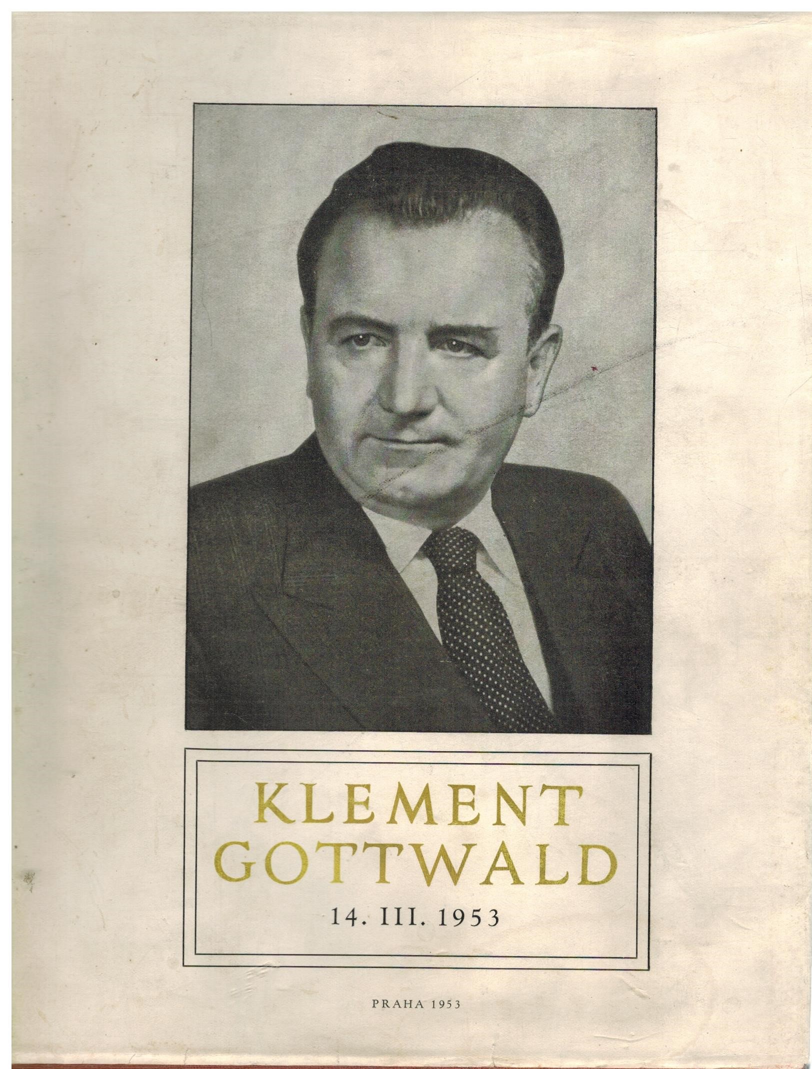 KLEMENT GOTTWALD 14.3.1953