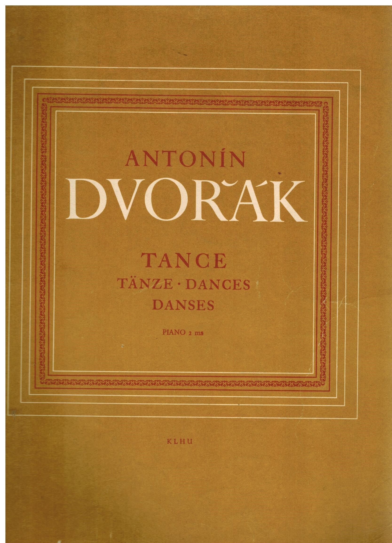 ANTONÍN DVOŘÁK TANCE