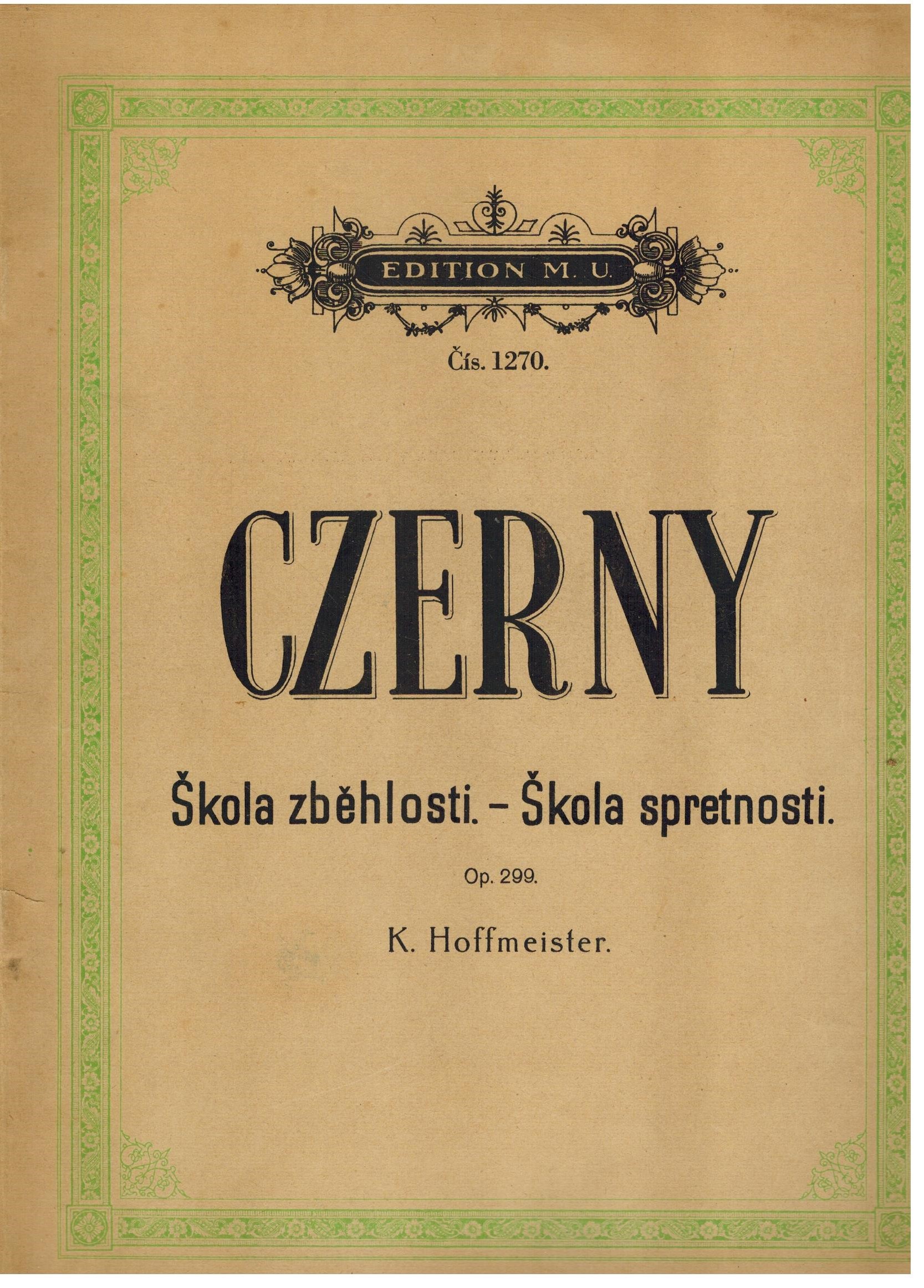 CZERNY ŠKOLA ZBĚHLOSTI