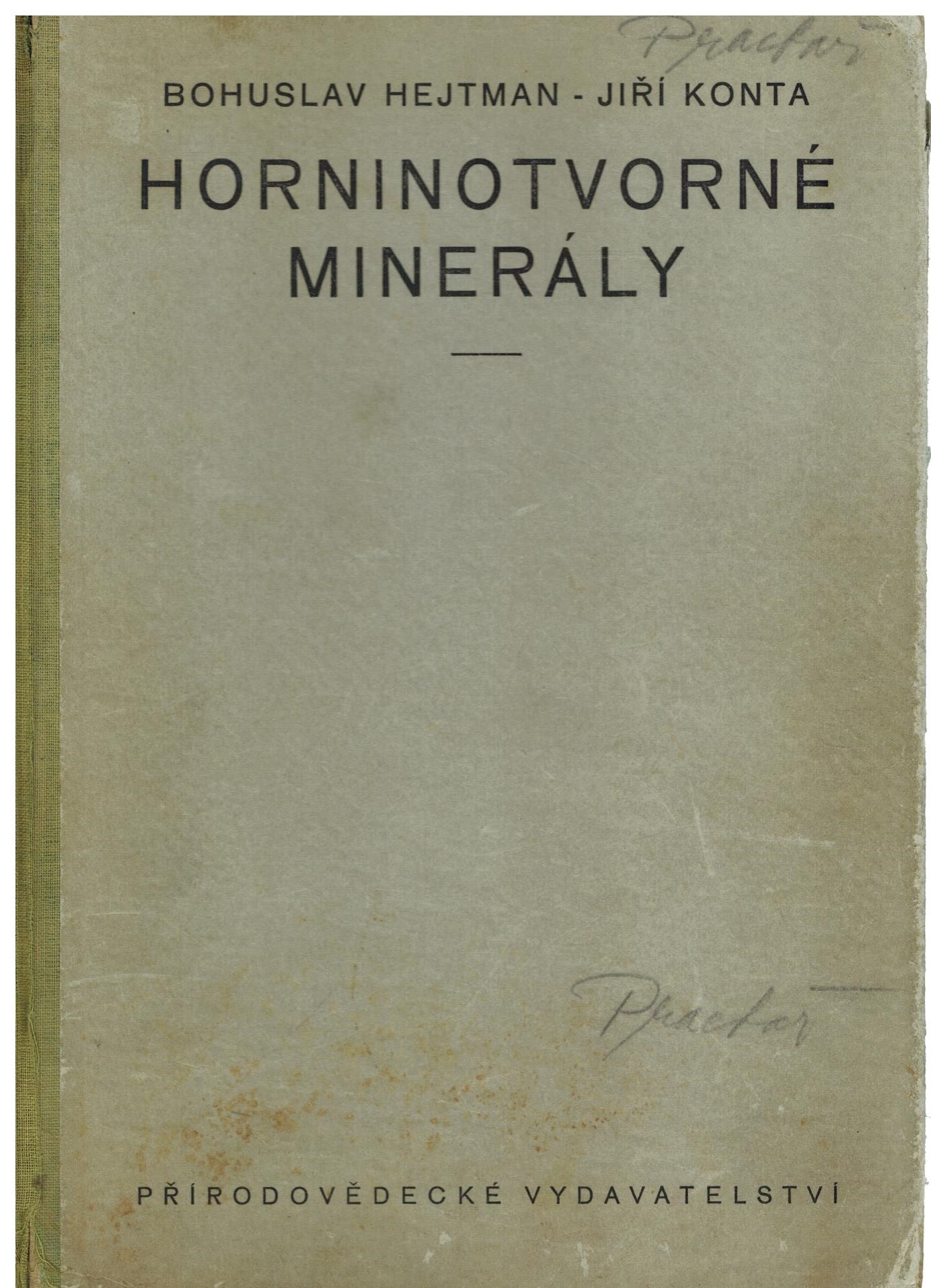 HORNINOTVORNÉ MINERÁLY