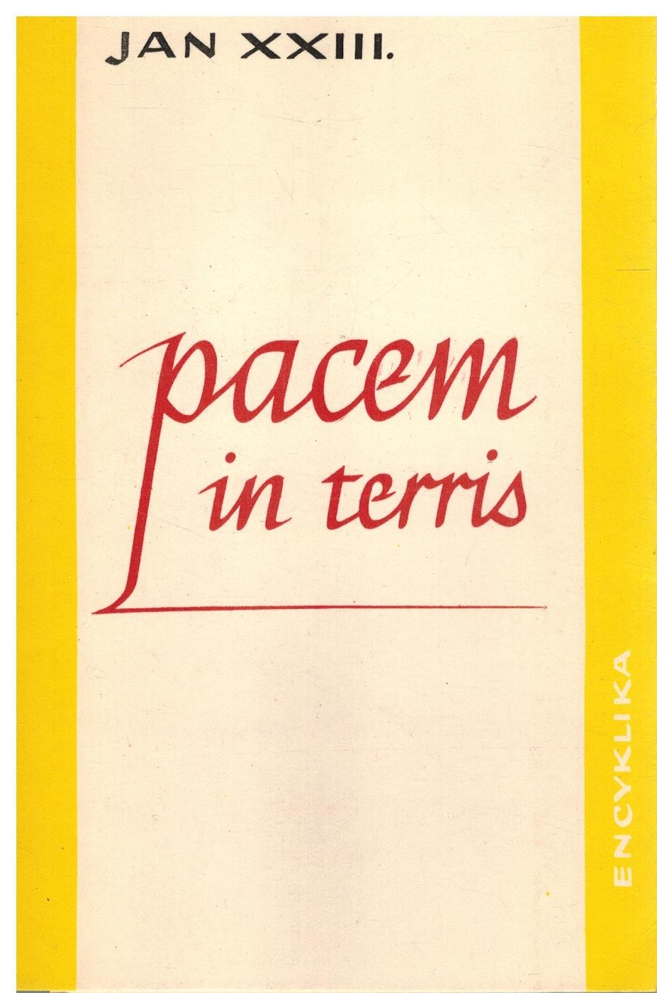 PACEM IN TERRIS - ENCYKLIKA