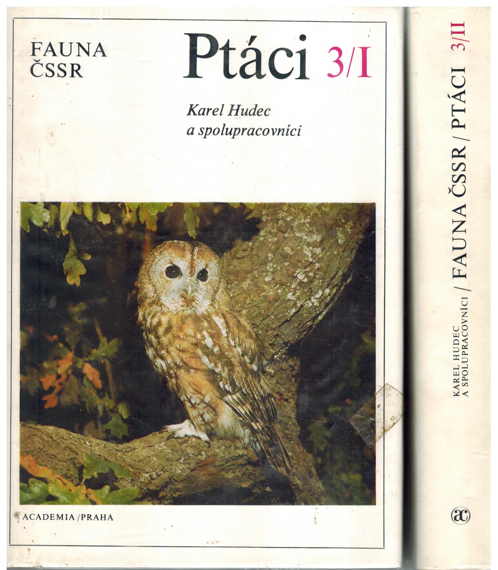 FAUNA ČSSR PTÁCI 3 I-II