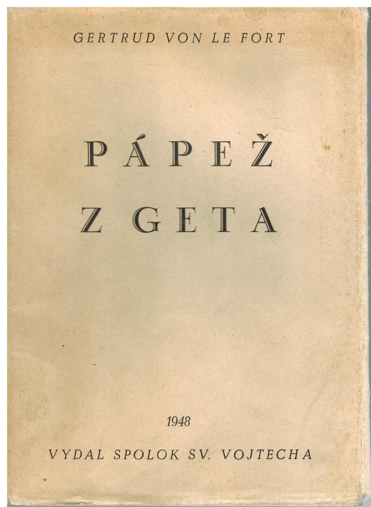 PÁPEŽ Z GETA