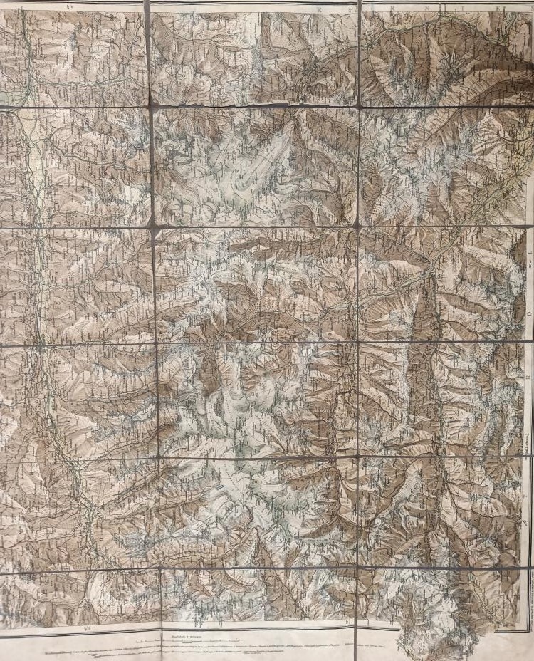 TOURISTEN-WANDERKARTE HOHE TAUERN