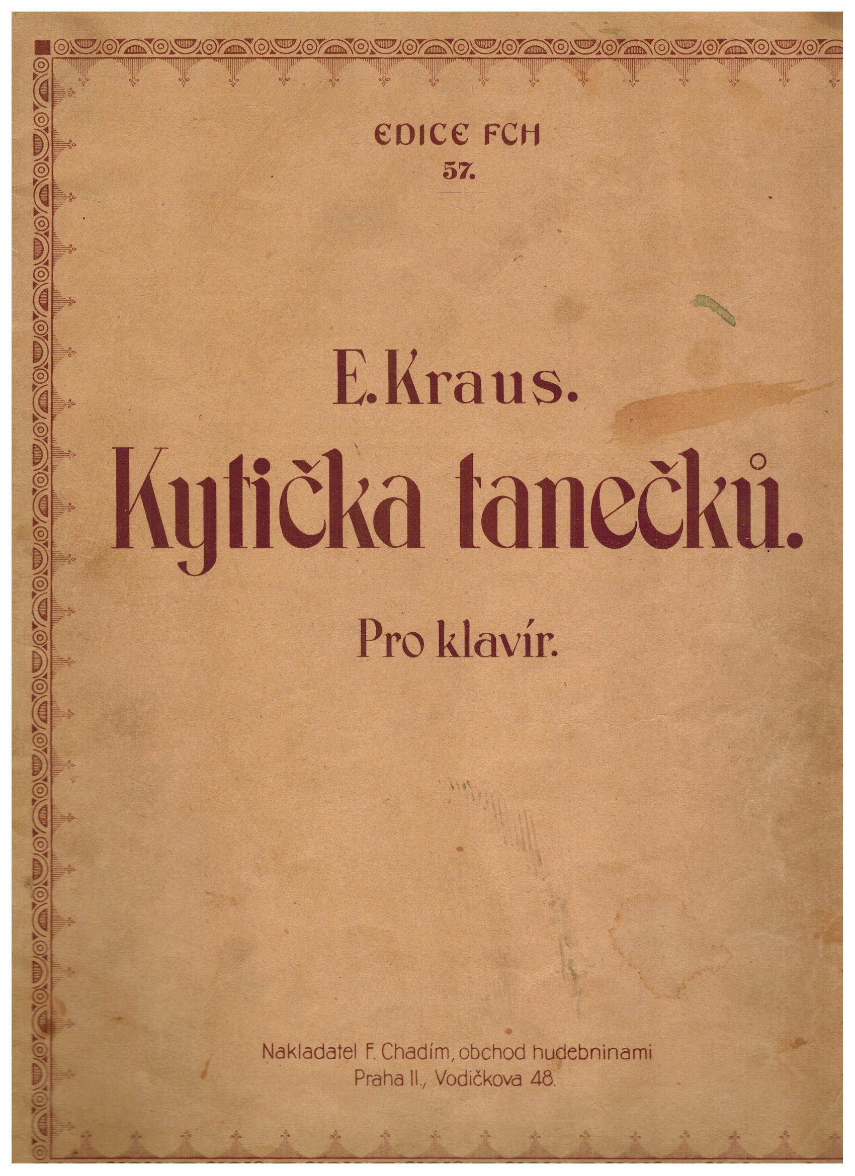 KYTIČKA TANEČKŮ PRO KLAVÍR