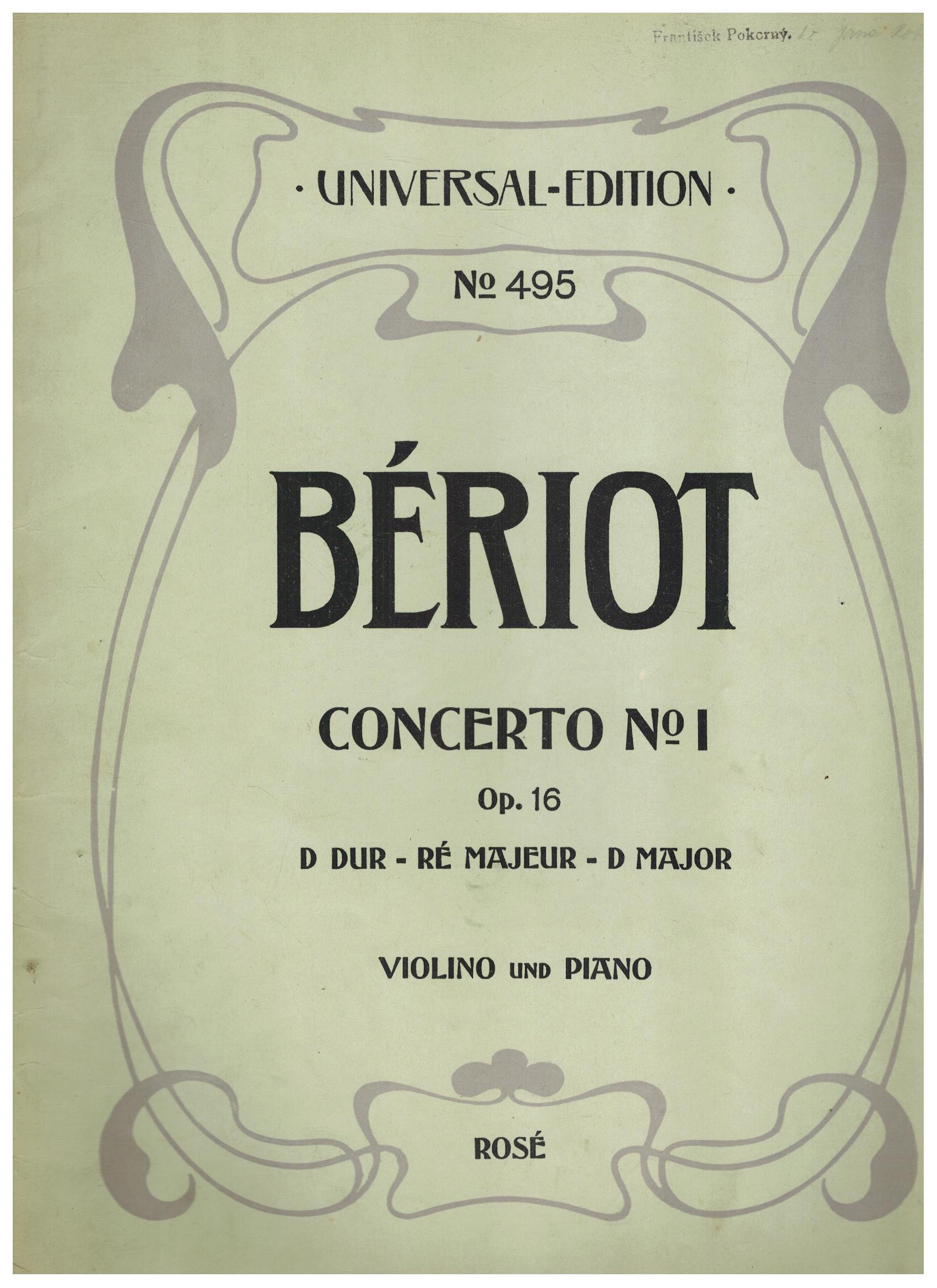 BÉRIOT CONCERTO