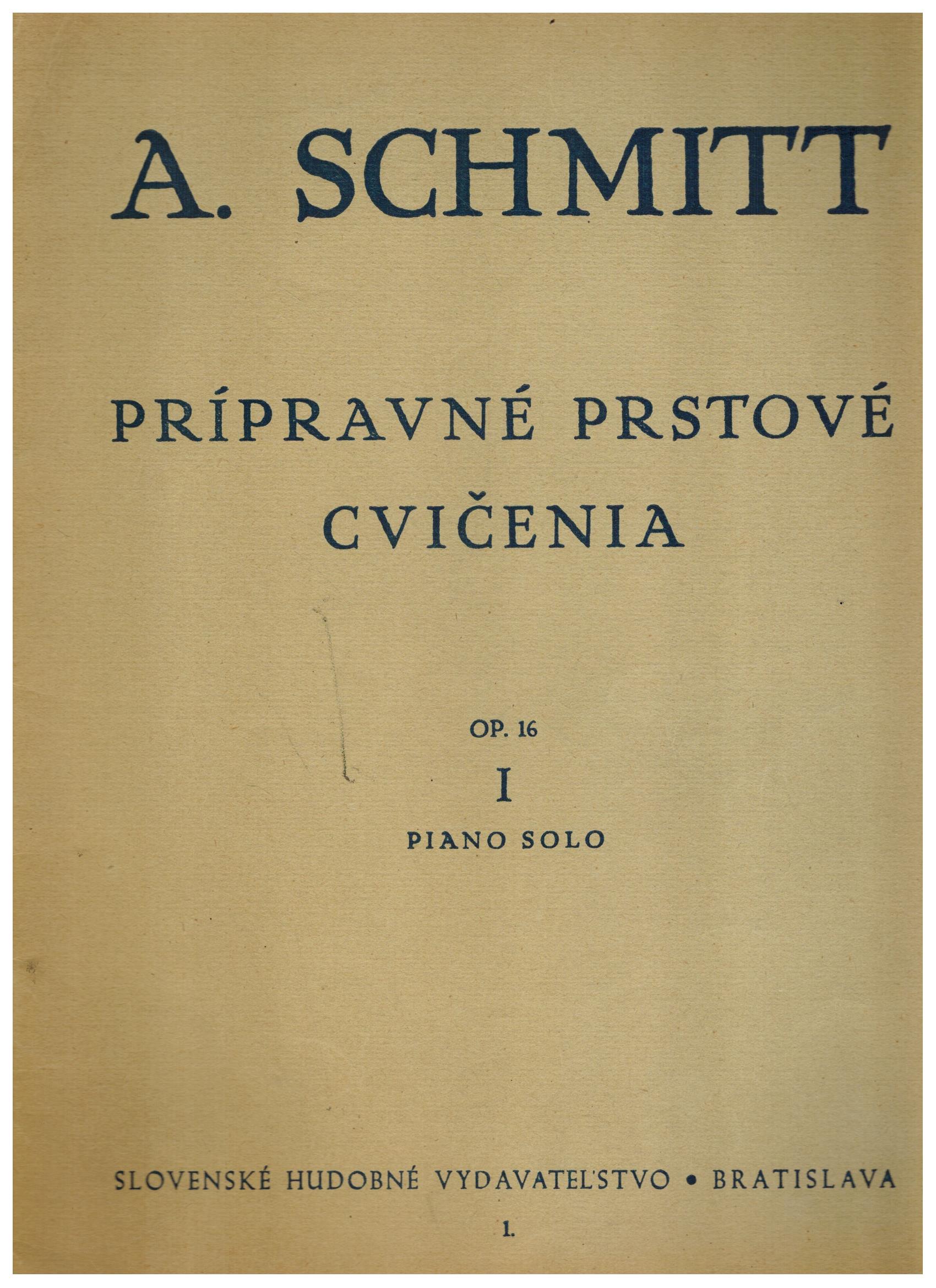 SCHMITT PRÍPRAVNÉ PRSTOVÉ CVIČENIA
