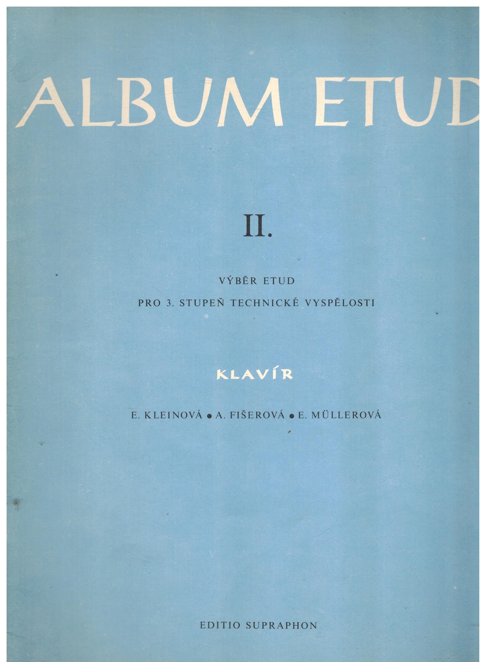 ALBUM ETUD II KLAVÍR