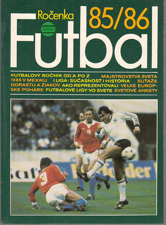 FUTBAL 85/86 ROČENKA