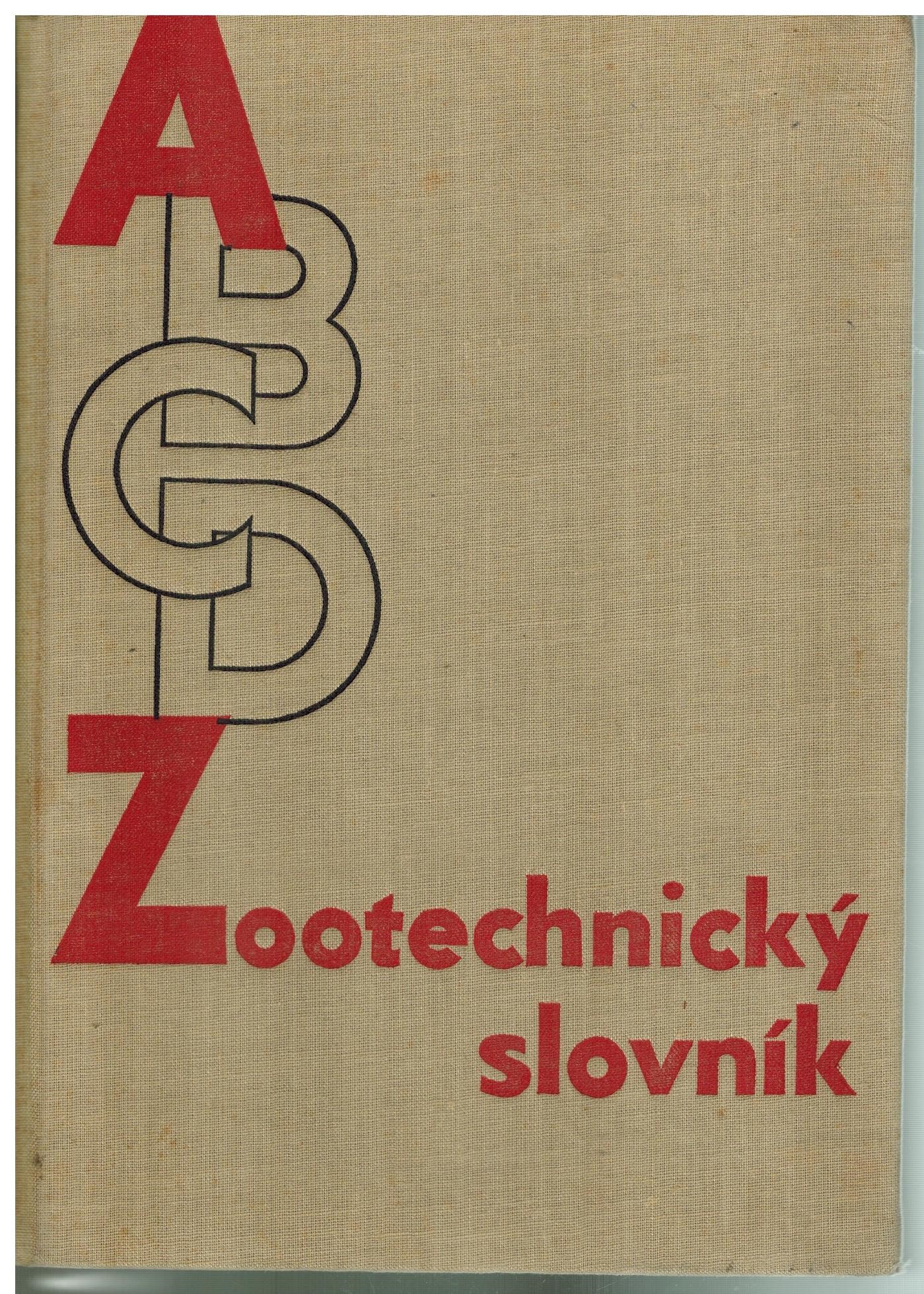 ZOOTECHNICKÝ SLOVNÍK