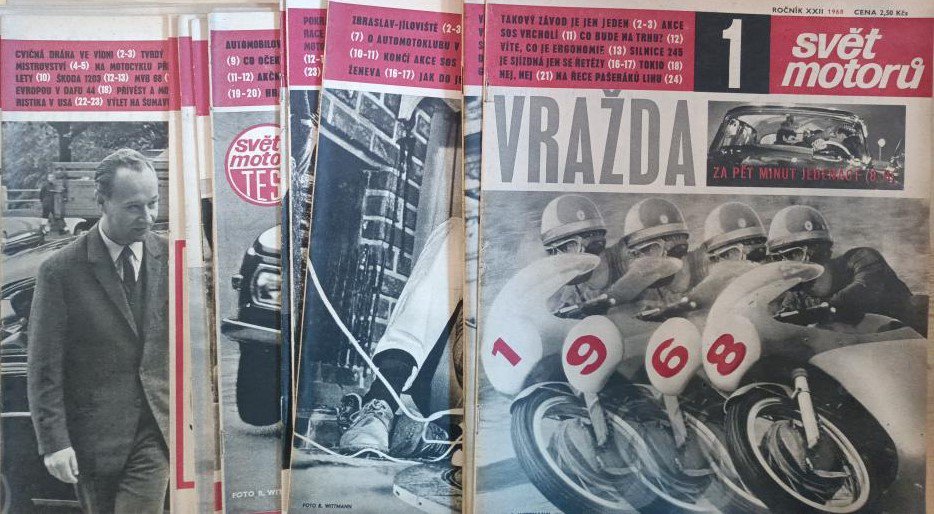 SVĚT MOTORŮ 1968 KOMPLET