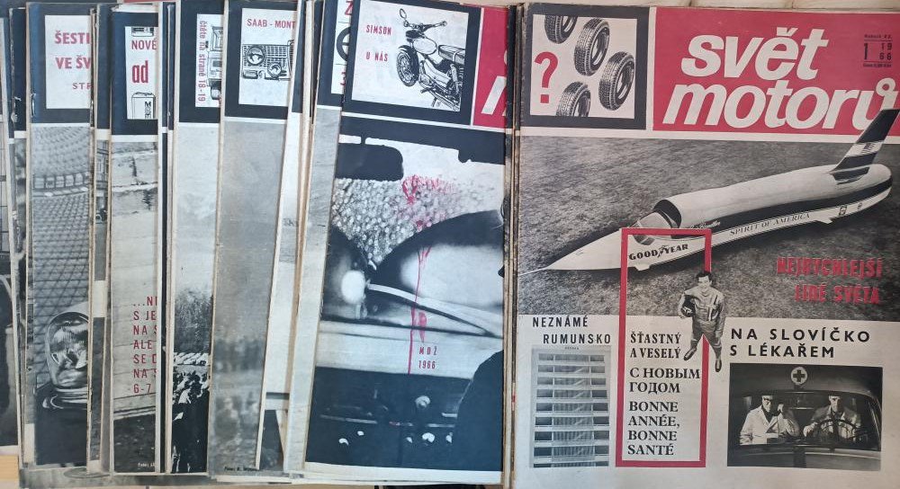 SVĚT MOTORŮ 1966 KOMPLET