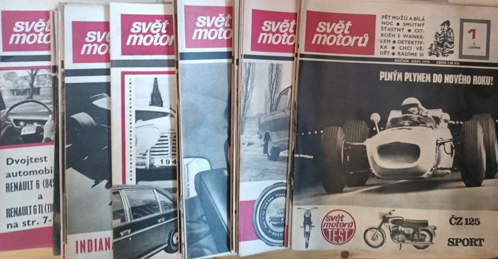 SVĚT MOTORŮ 1970 KOMPLET