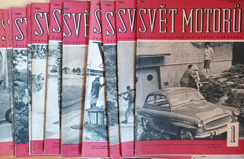 SVĚT MOTORŮ 1963 CHYBÍ ČÍSLA 15-26