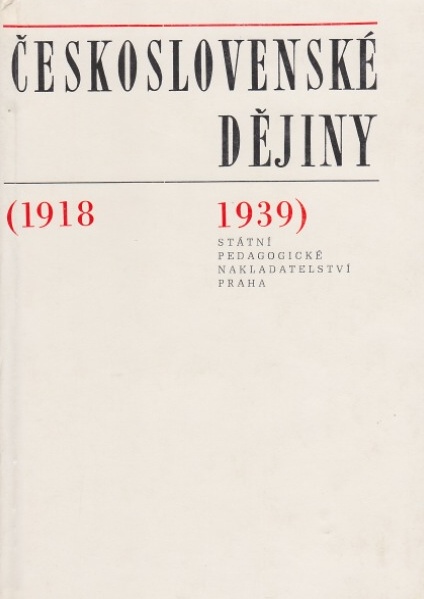 ČESKOSLOVENSKÉ DĚJINY 1918-1939