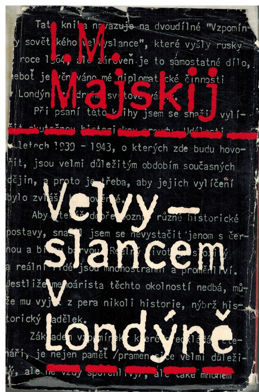 VELVYSLANCEM V LONDÝNĚ