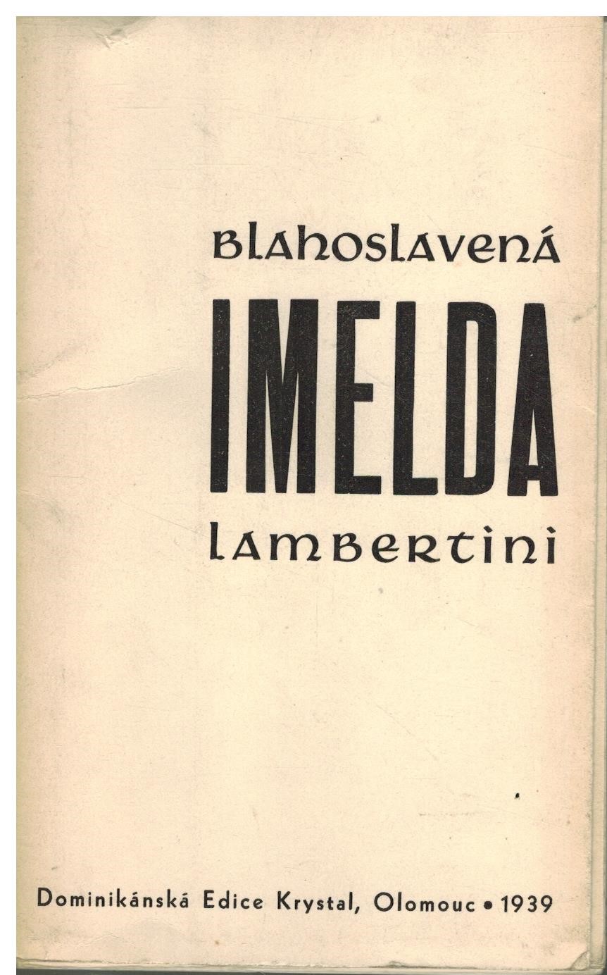 BLAHOSLAVENÁ IMELDA LAMBERTINI
