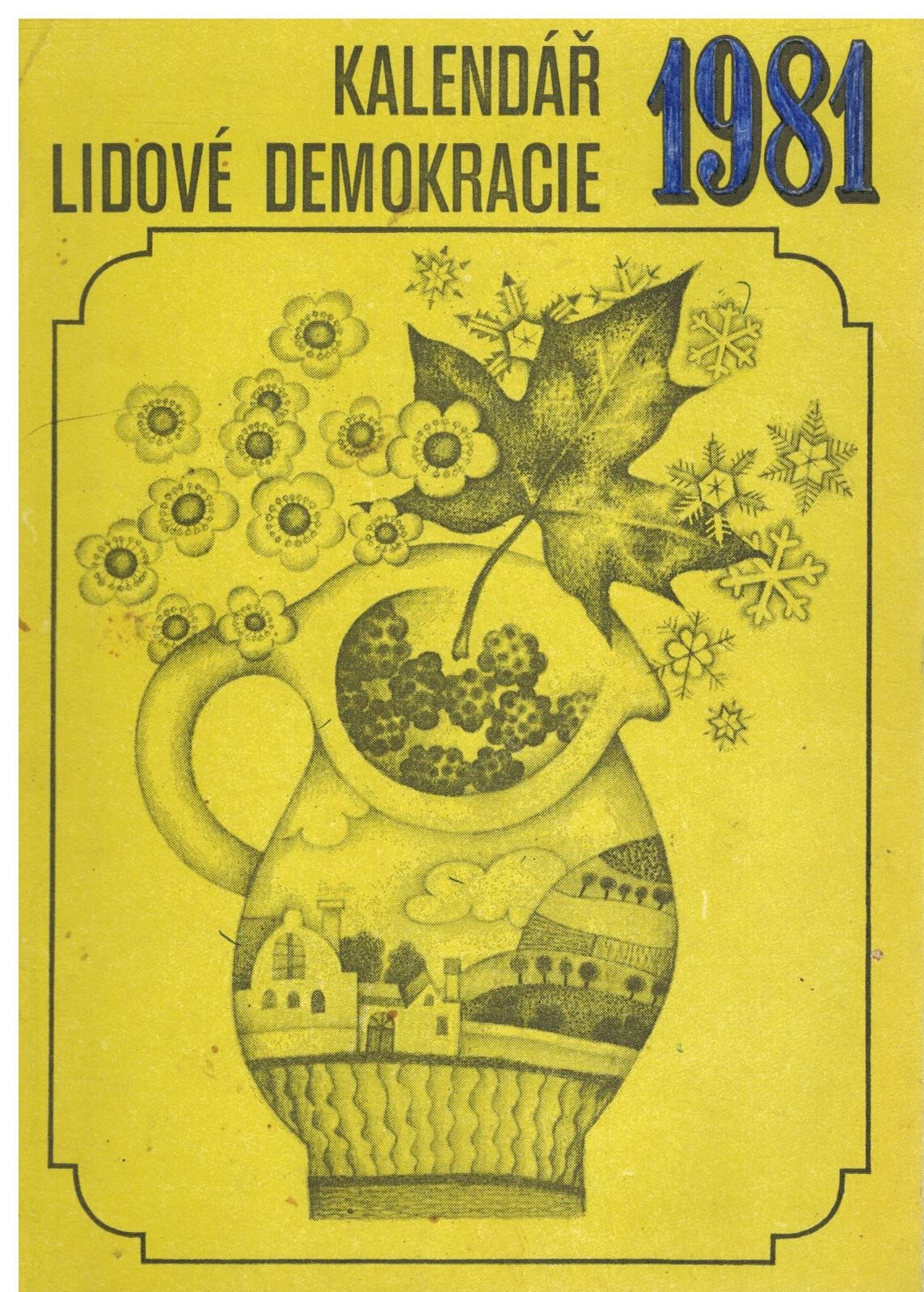 KALENDÁŘ LIDOVÉ DEMOKRACIE 1981