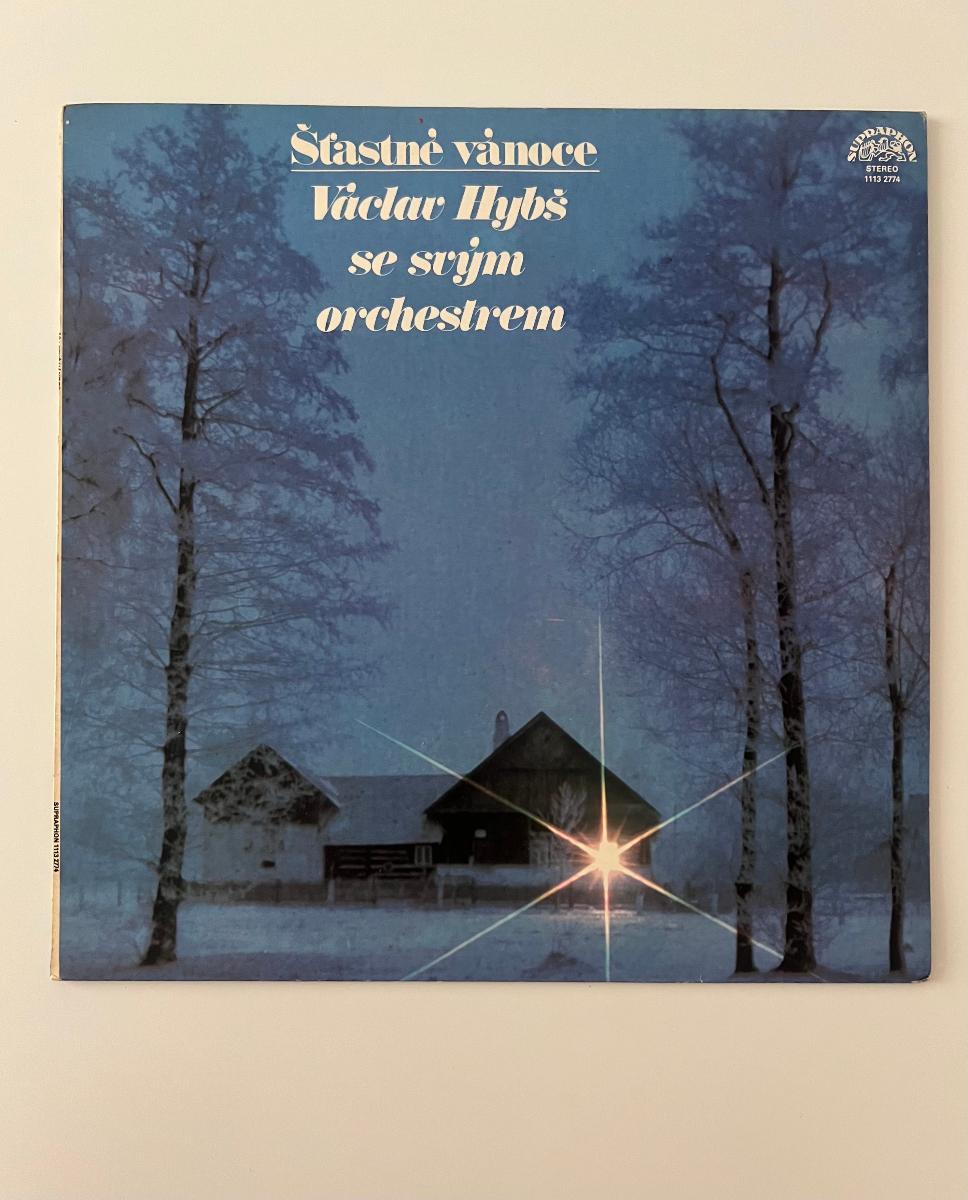 LP ŠŤASTNÉ VÁNOCE VÁCLAV HYBŠ SE SVÝM ORCHESTREM