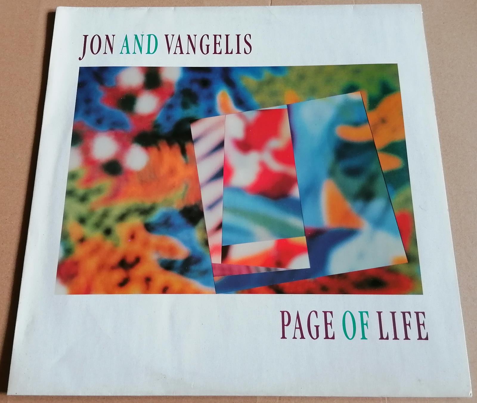 LP JON AND VANGELIS PAGE OF LIFE