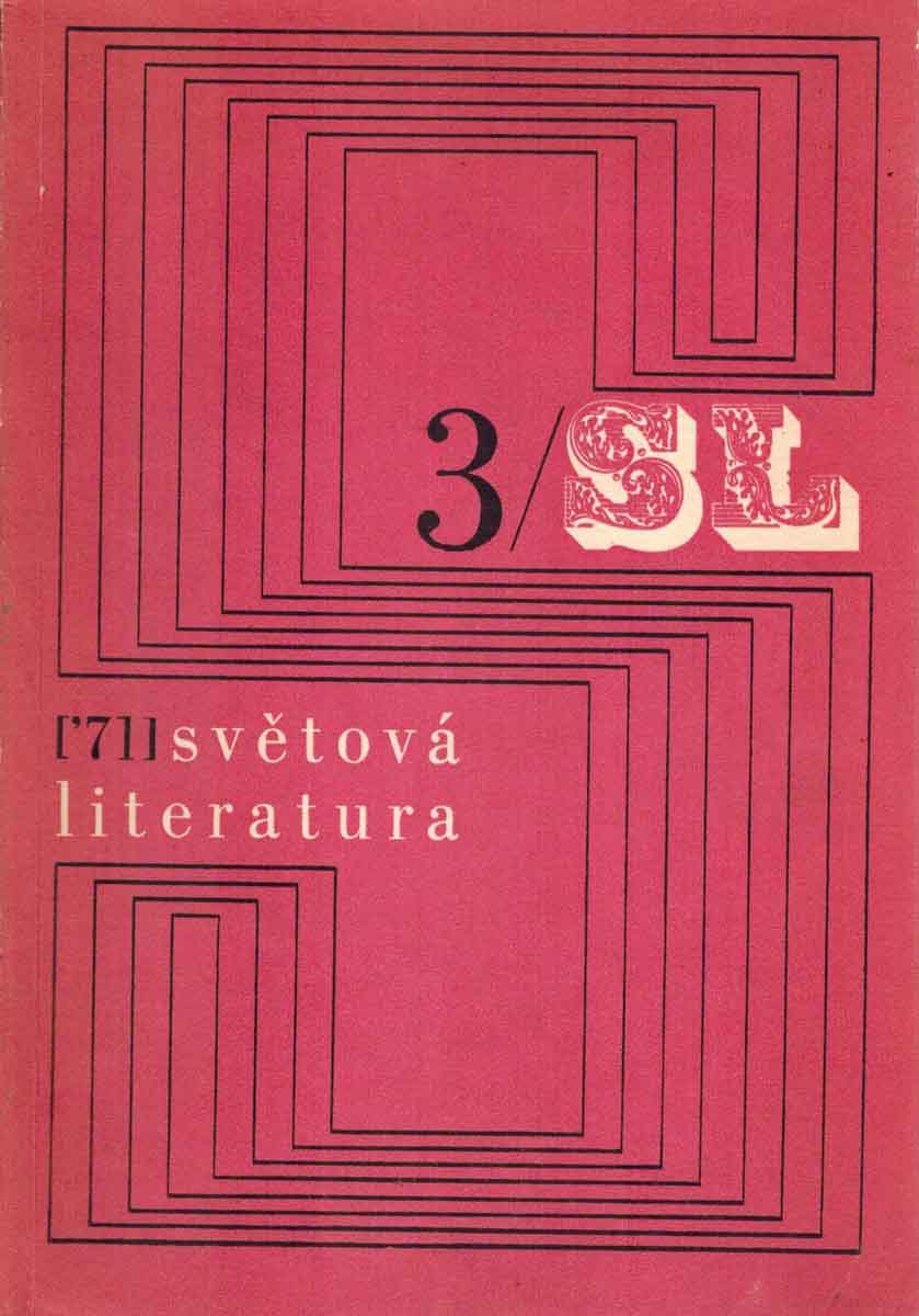 SVĚTOVÁ LITERATURA 3/71