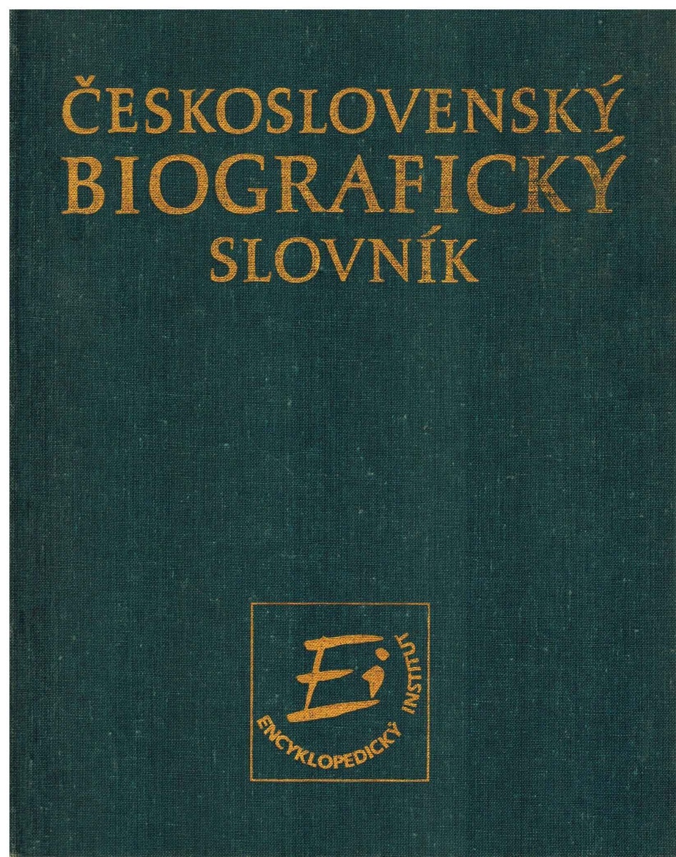 ČESKOSLOVENSKÝ BIOGRAFICKÝ SLOVNÍK