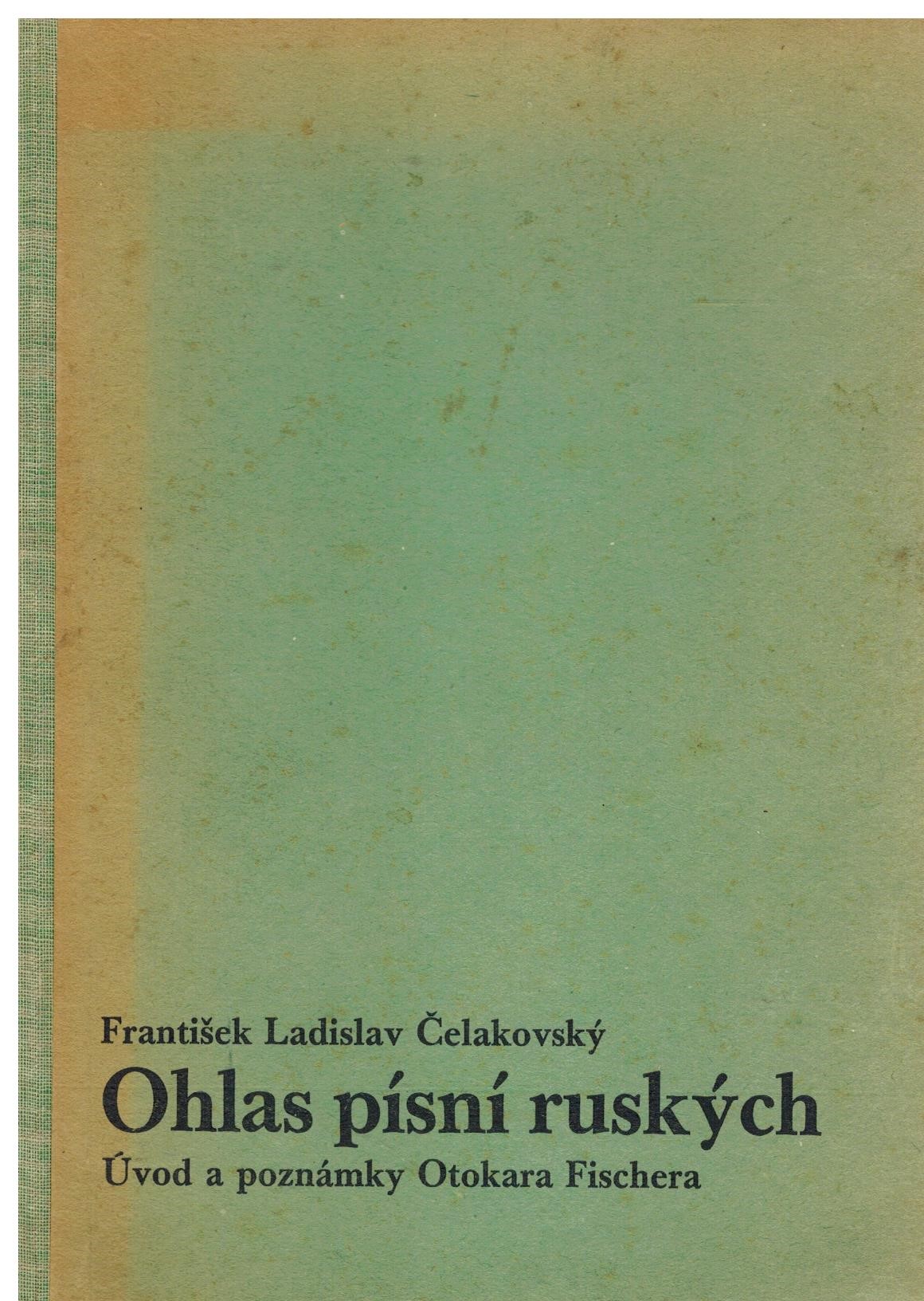 Obálka knihy